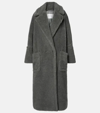 MAX MARA KADIAK WOOL, ALPACA, AND SILK TEDDY COAT