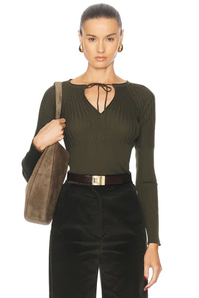 Max Mara Katai Sweater In Kaki