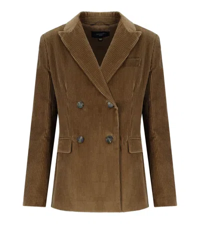 Max Mara Katanga Brown Double-breasted Blazer