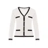 Max Mara Kenya Ecru Wool Cardigan