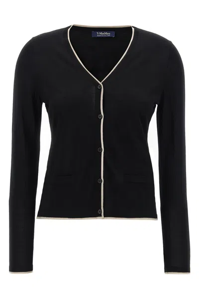 Max Mara 's 'kenya' Cardigan In Black