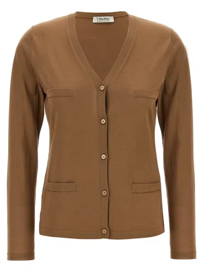 Max Mara 's 'kenya' Cardigan In Brown