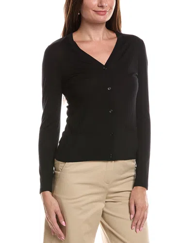 Max Mara Kenya Wool Cardigan In Black