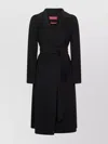 Max Mara Wool Coat In Black