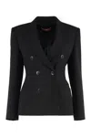 Max Mara Women's Key Double Breasted Blazer In Black