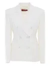 Max Mara Key Jacket In White