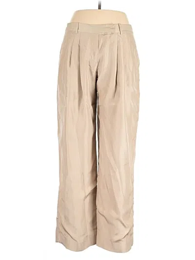 Pre-owned Max Mara Khaki Pant In Brown