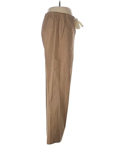 Pre-owned Max Mara Khaki Pant In Tan