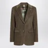 Max Mara Kuban Corduroy Single-breasted Jacket