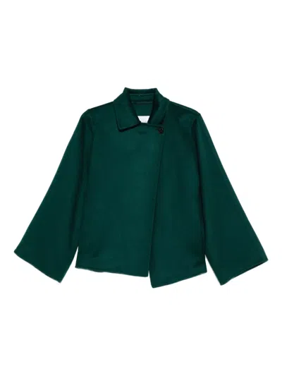 Max Mara Khat Cashmere Jacket In Green