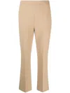 Max Mara Kick-flare Trousers In Neutral