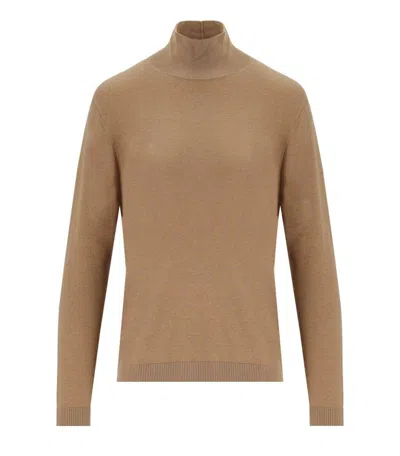 MAX MARA KIKU CAMEL TURTLENECK SWEATER