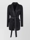 Max Mara Pau Viscose Blend Blazer With All-over Sequins In Black