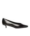 Max Mara Kitten-heel Leather Court Shoes In Multi