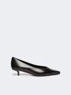 Max Mara Kitten-heel Leather Court Shoes In Multi