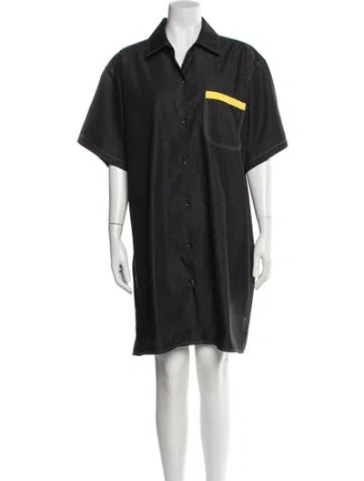 Pre-owned Max Mara Knee-length Dress In Black