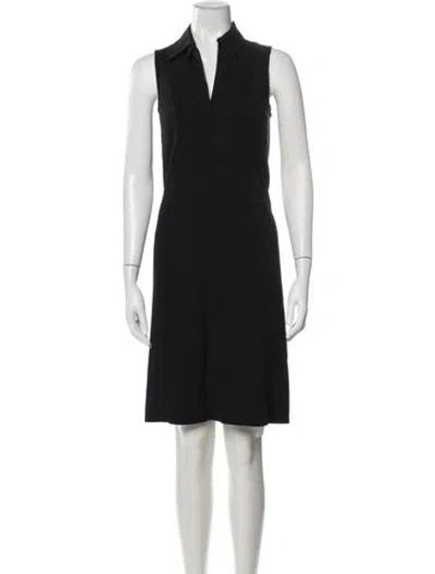 Pre-owned Max Mara Knee-length Dress In Black