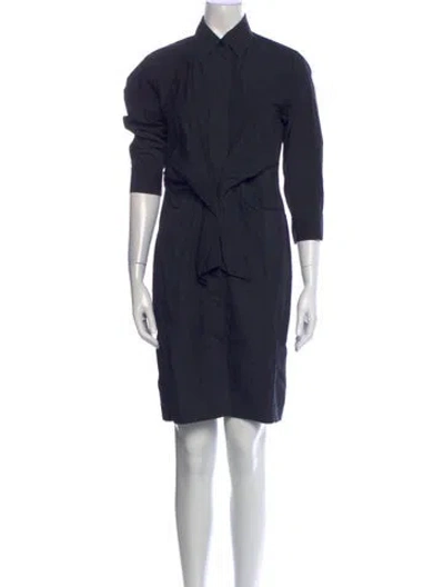 Pre-owned Max Mara Knee-length Dress In Blue