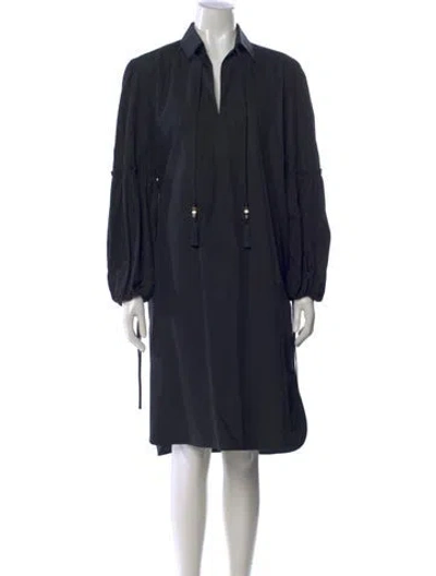 Pre-owned Max Mara Knee-length Dress In Blue