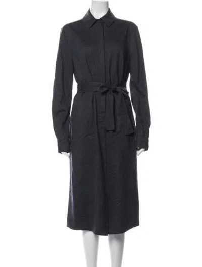 Pre-owned Max Mara Knee-length Dress In Blue