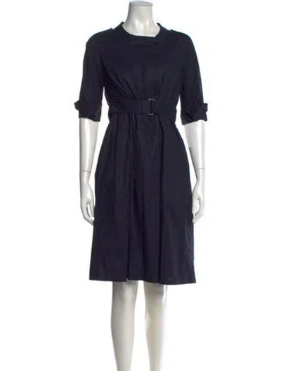 Pre-owned Max Mara Knee-length Dress In Blue