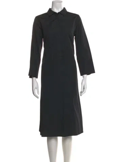 Pre-owned Max Mara Knee-length Dress In Gray
