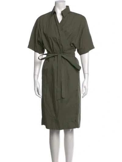 Pre-owned Max Mara Knee-length Dress In Green