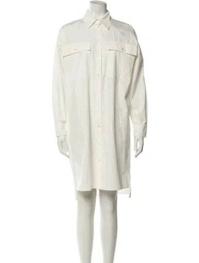 Pre-owned Max Mara Knee-length Dress In Neutral