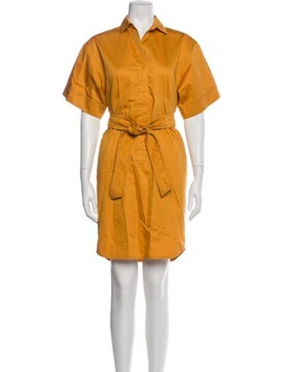 Pre-owned Max Mara Knee-length Dress In Orange