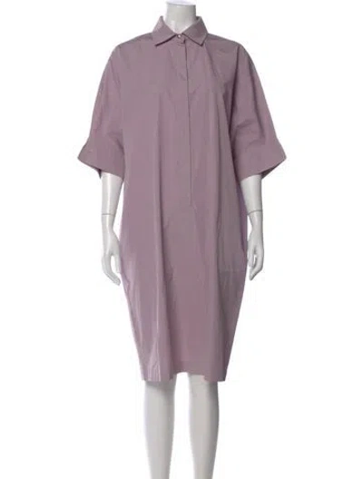 Pre-owned Max Mara Knee-length Dress In Purple