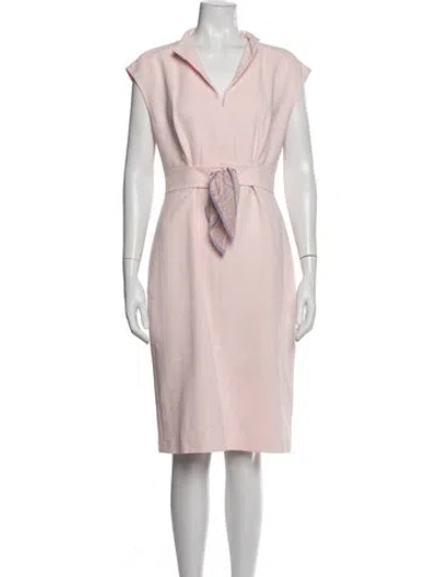 Pre-owned Max Mara Knee-length Dress W/ Tags In Pink
