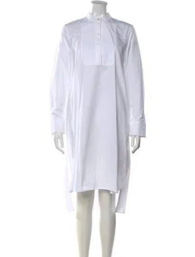 Pre-owned Max Mara Knee-length Dress In White