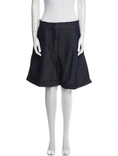 Pre-owned Max Mara Knee-length Shorts In Blue