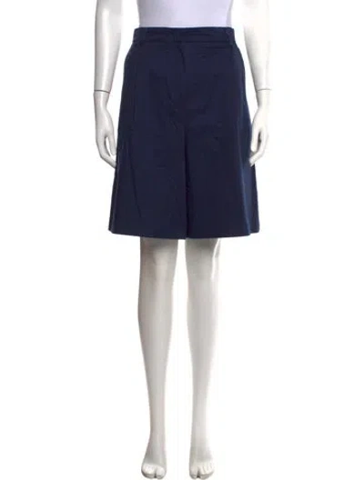 Pre-owned Max Mara Knee-length Shorts In Blue