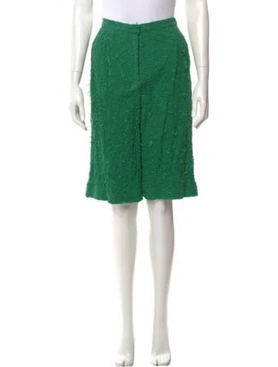 Pre-owned Max Mara Knee-length Shorts In Green