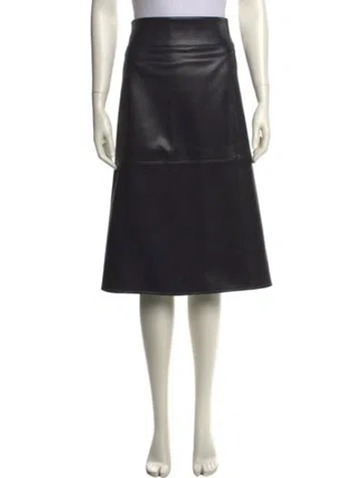 Pre-owned Max Mara Knee-length Skirt In Black