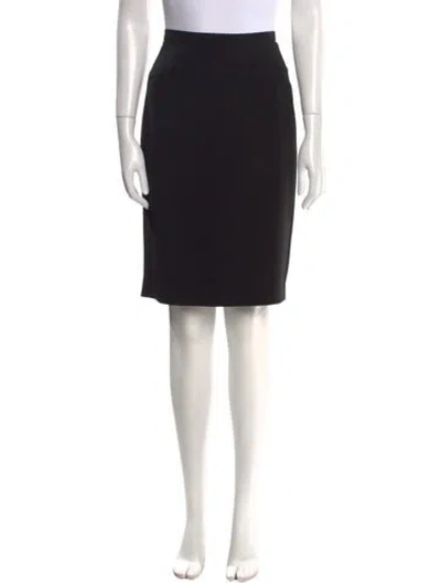 Pre-owned Max Mara Knee-length Skirt In Black