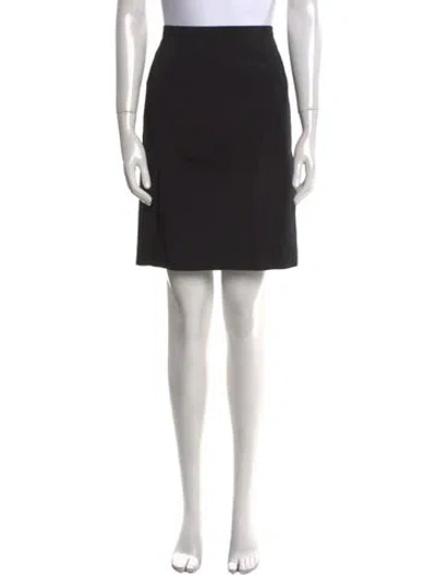 Pre-owned Max Mara Knee-length Skirt In Black