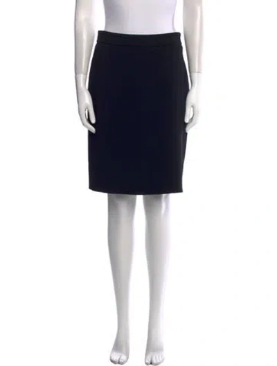 Pre-owned Max Mara Knee-length Skirt In Black