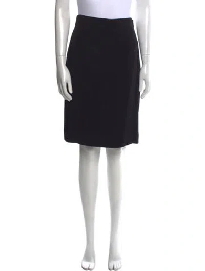 Pre-owned Max Mara Knee-length Skirt In Black