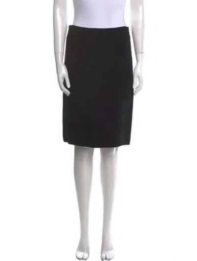 Pre-owned Max Mara Knee-length Skirt In Black