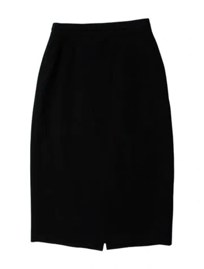 Pre-owned Max Mara Knee-length Skirt In Black