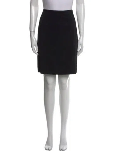Pre-owned Max Mara Knee-length Skirt In Black