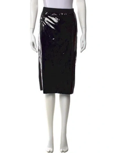 Pre-owned Max Mara Knee-length Skirt In Black