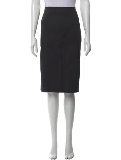 Pre-owned Max Mara Knee-length Skirt In Black