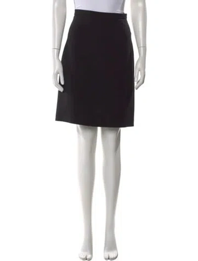 Pre-owned Max Mara Knee-length Skirt In Black