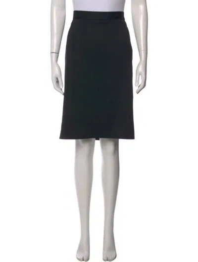 Pre-owned Max Mara Knee-length Skirt In Black