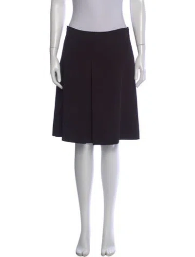 Pre-owned Max Mara Knee-length Skirt In Black