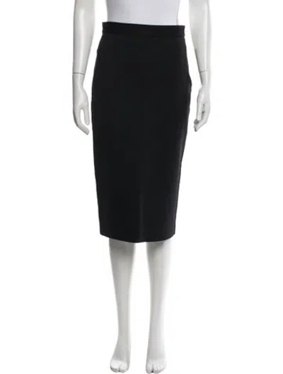 Pre-owned Max Mara Knee-length Skirt In Black