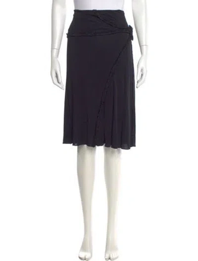 Pre-owned Max Mara Knee-length Skirt In Blue